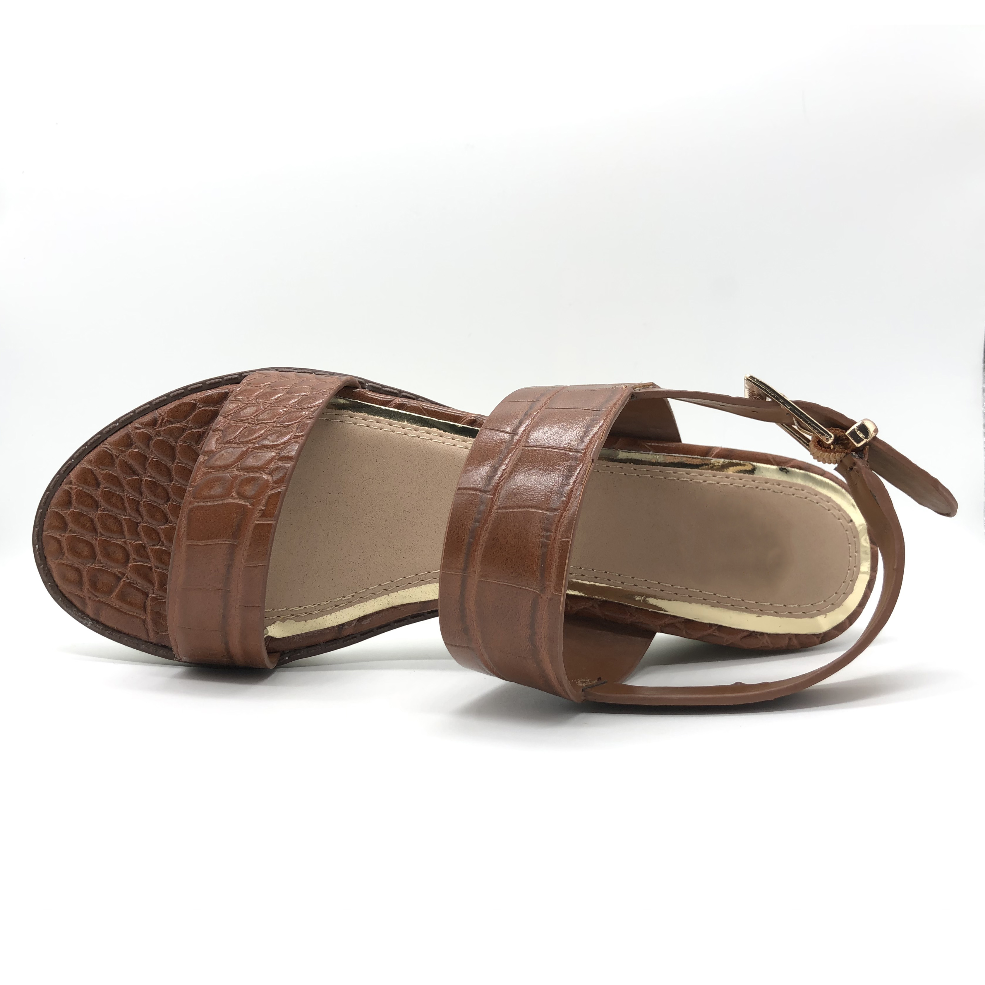 High quality Crocodile leather Middle East ladies sandals