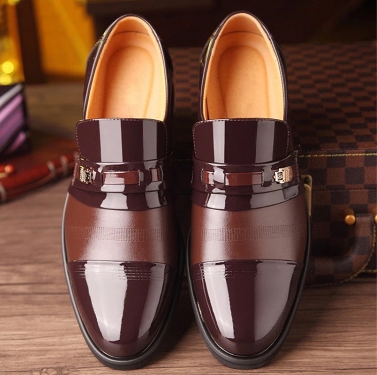 Business suit antiskid men's leather shoes in the Middle Eastern