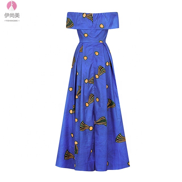 Summer hot explosions with split sexy long African ladies dress