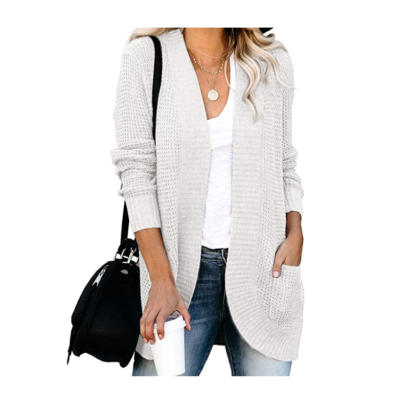 Fashion long sleeve thick knit African lady cardigan