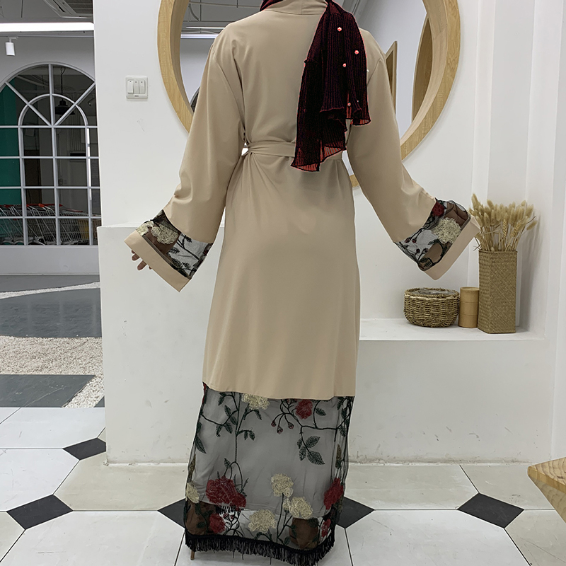 Arabian dubai stitching embroidery robes