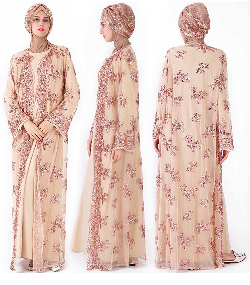 Malaysian dress sequined robes for dubai desert tour
