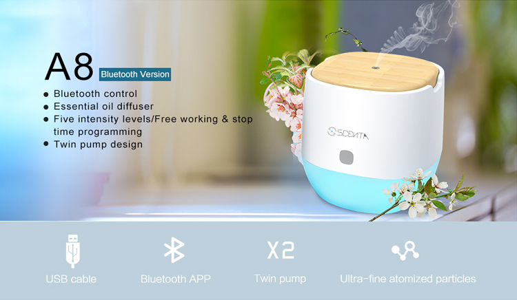 Air portable diffuser aromatherapy machine