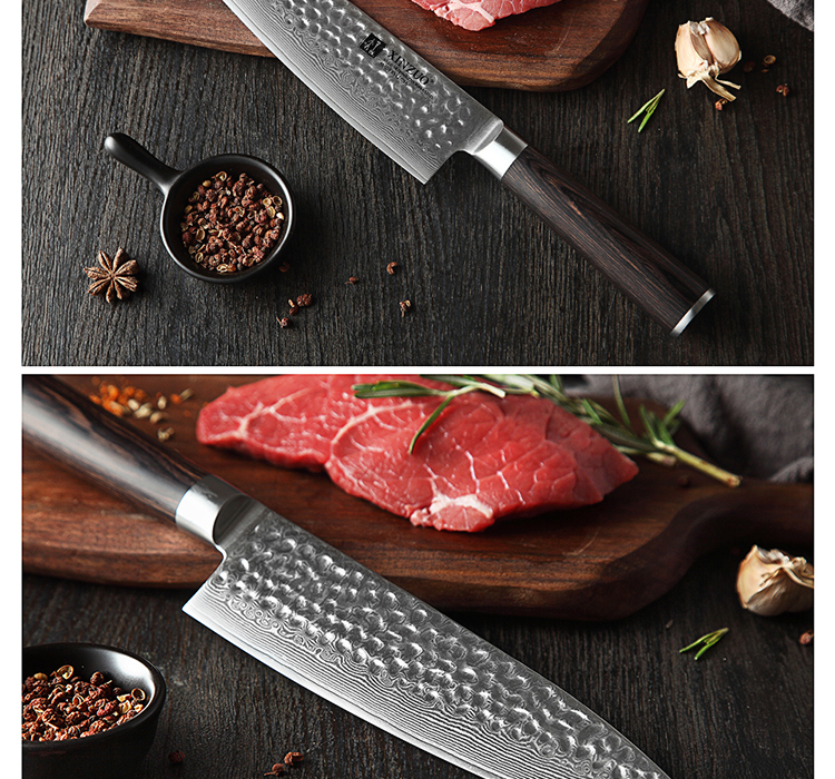 8 inch Professional Southeast Asian Damascus table knife