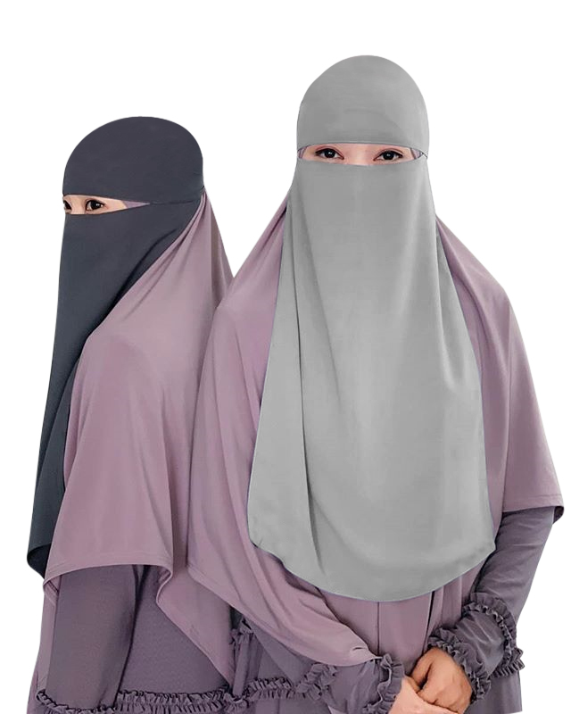 A big seller of the long Muslim veil