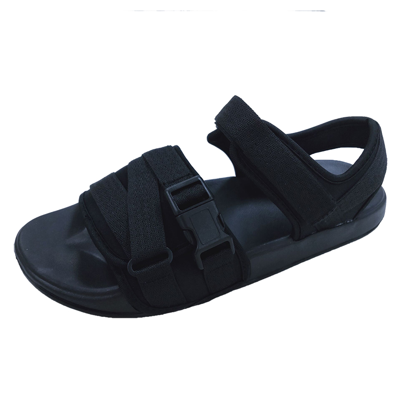 Wholesale high-grade naked buckle flat Middle Eastern men's sandals