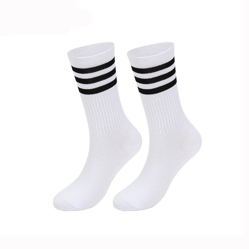 Cotton sweat-absorbent wear-resistant socks men's knee high sports socks