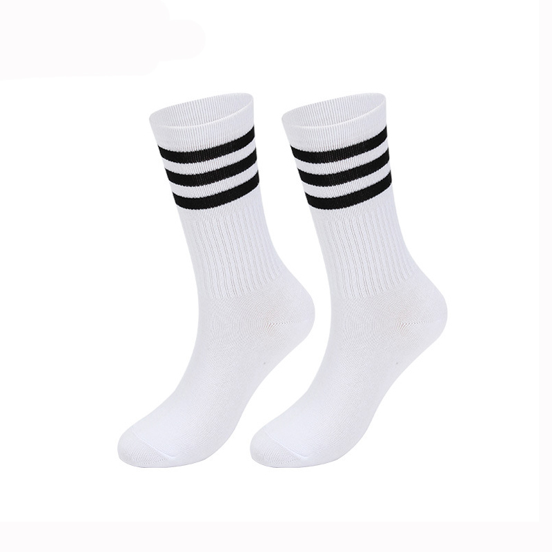 Cotton sweat-absorbent wear-resistant socks men's knee high sports socks 