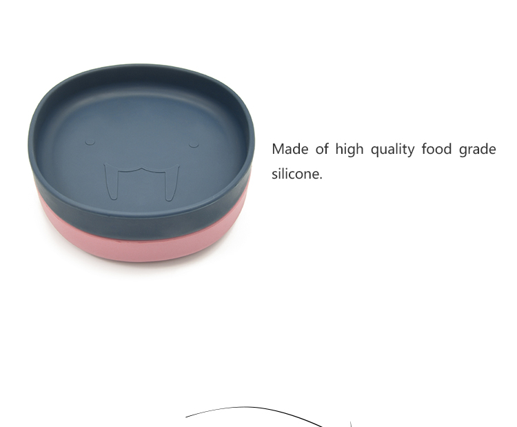 Wholesale baby feeding round silicone southeast Asia plate