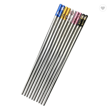 Wholesale metal 5 Double belt Gift Box Of Southeast Asian chopsticks