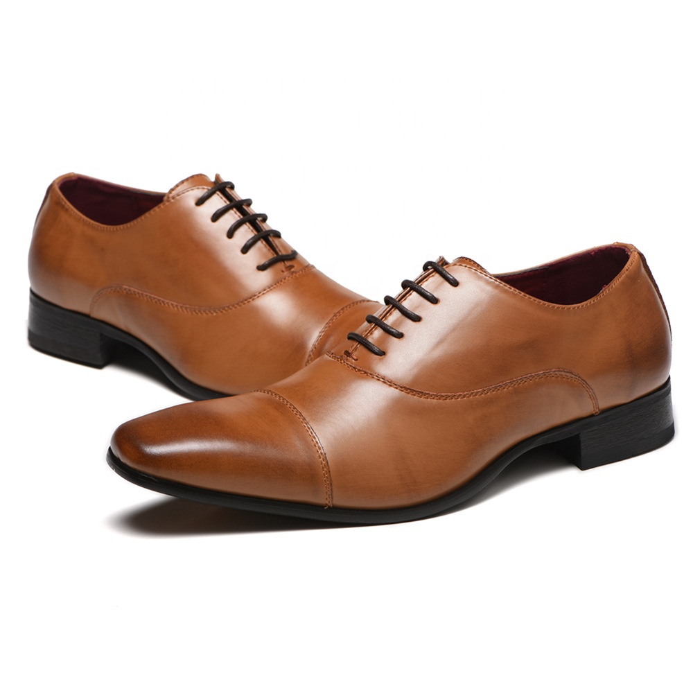 2020 Christmas present fashionable Middle Eastern men's leather shoes