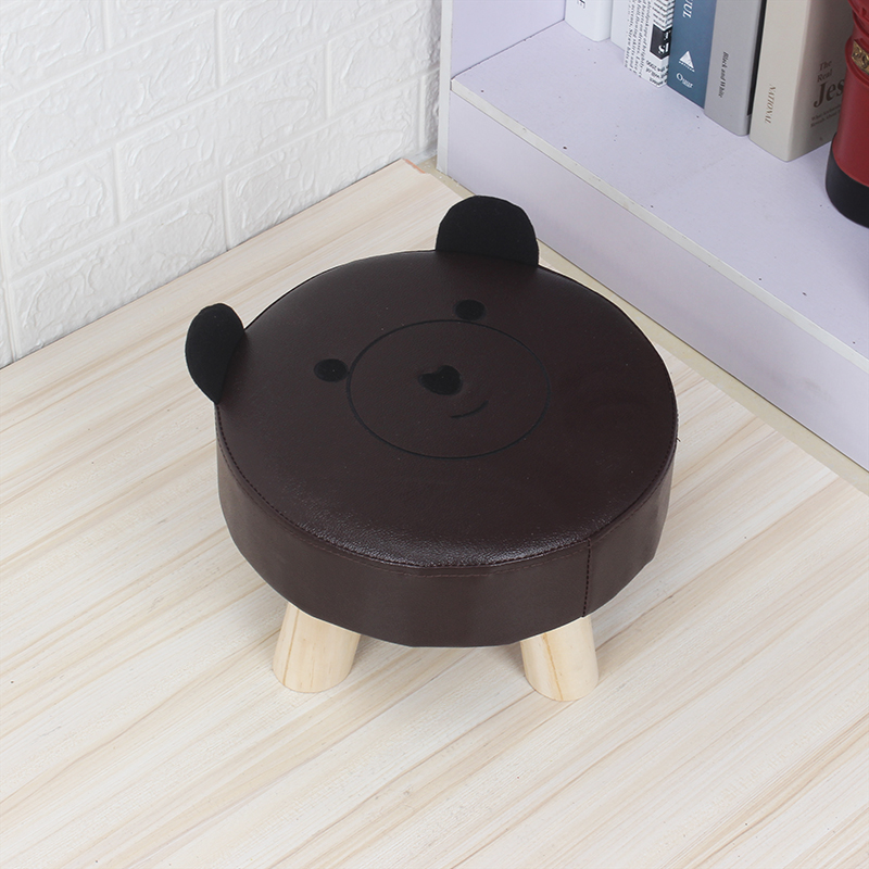 Promotional gift home decor wooden four-legged stool
