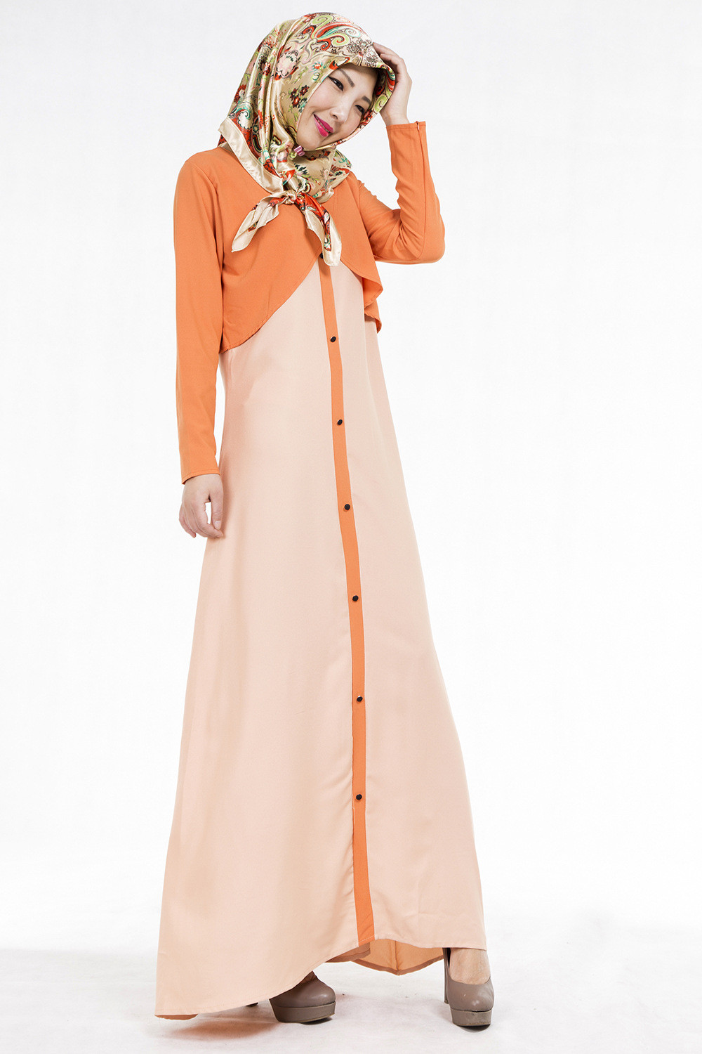 Special make false two-piece Arab women's hot style robe