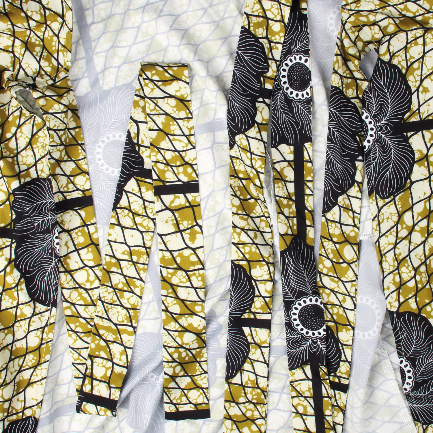 African women's popular printed V-neck dress