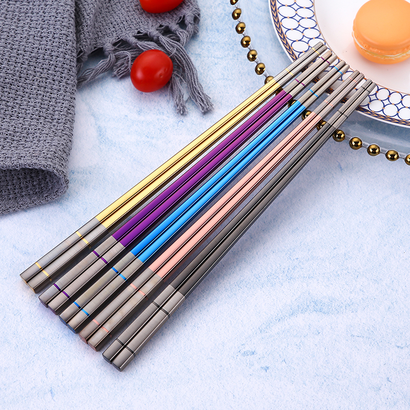 Fashion luster and colorful suit southeast Asian chopsticks