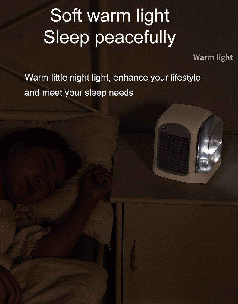 Portable water-cooled mini air conditioning fan