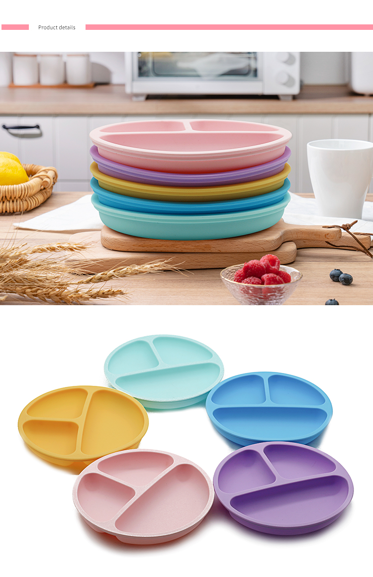 Portable reusable Southeast Asian baby plates
