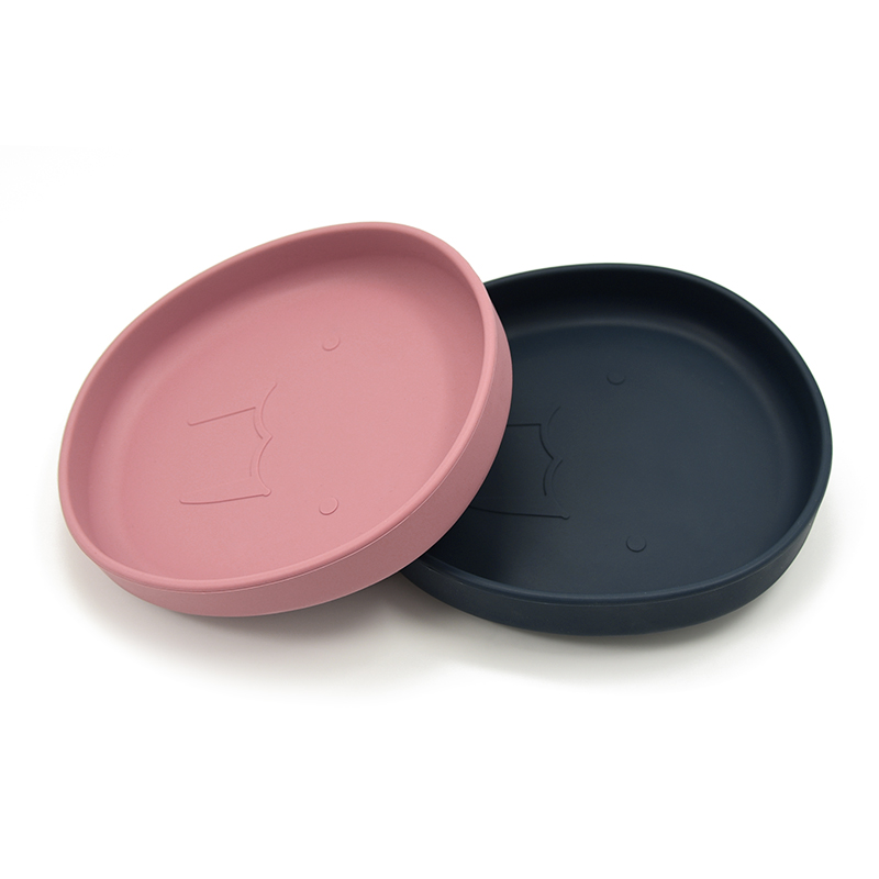 Wholesale baby feeding round silicone southeast Asia plate