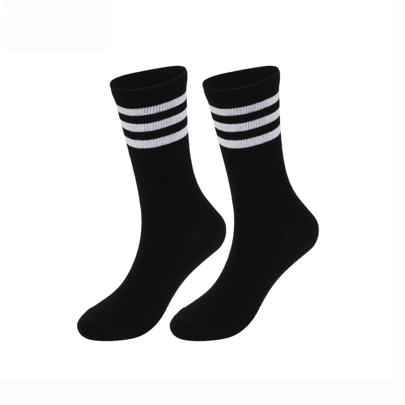 Cotton sweat-absorbent wear-resistant socks men's knee high sports socks 