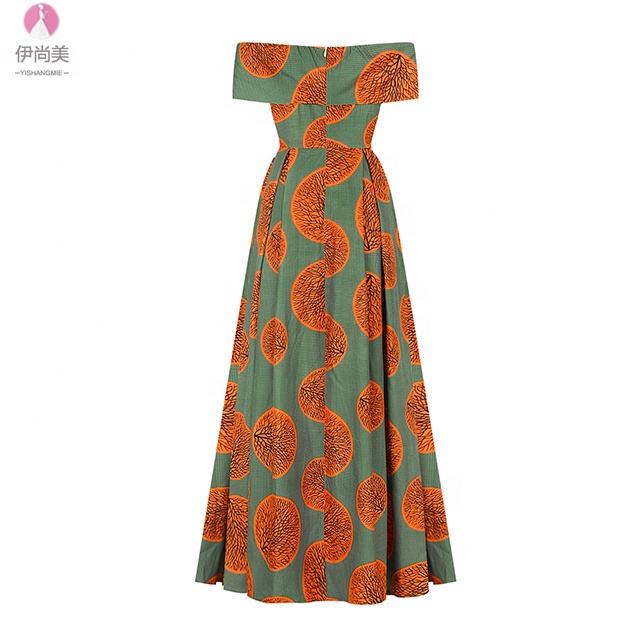 Summer hot explosions with split sexy long African ladies dress
