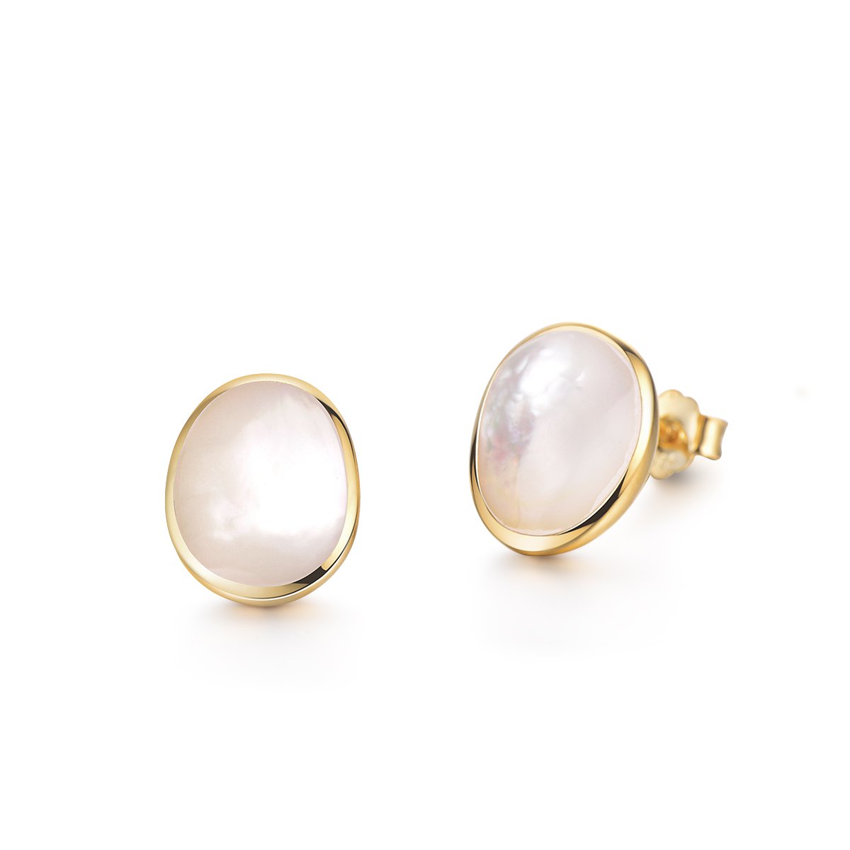 New natural Mother-of-pearl earrings for women with elegant style