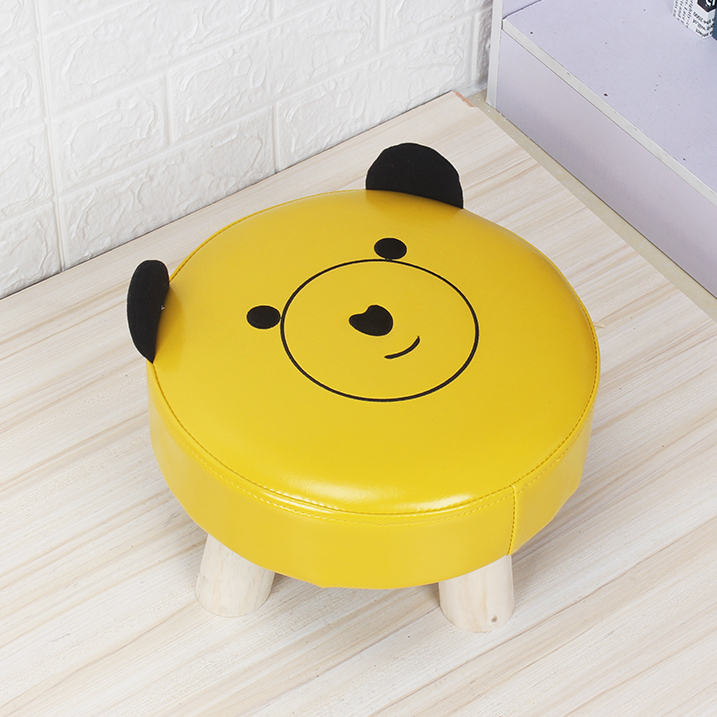 Promotional gift home decor wooden four-legged stool
