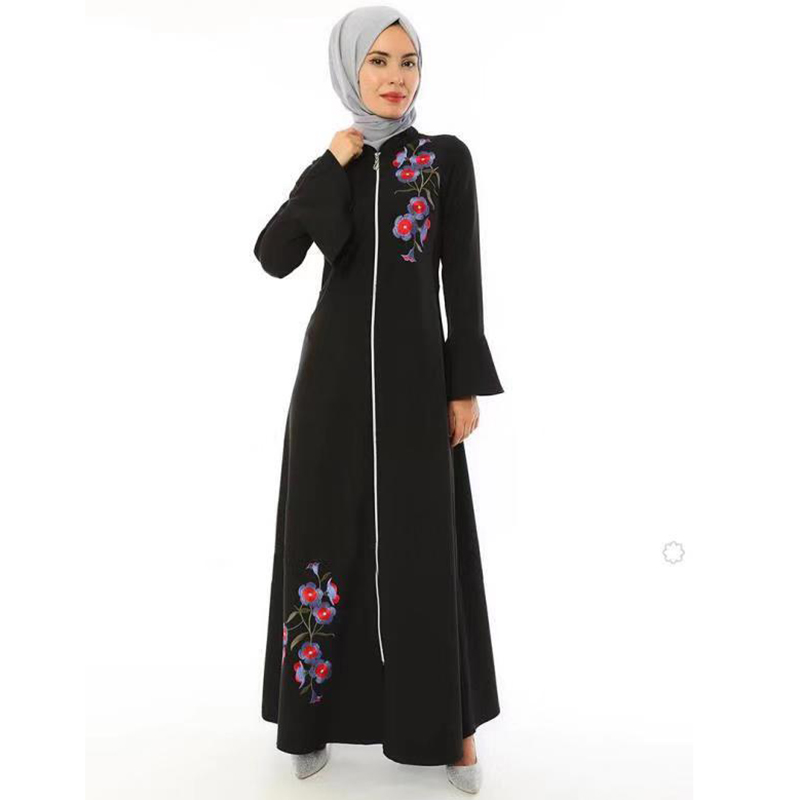 Arab-malaysian autumn/winter plus-size robe