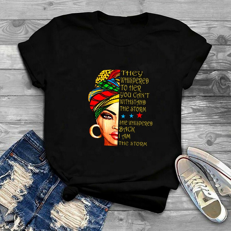African Band Black Women's T-shirt