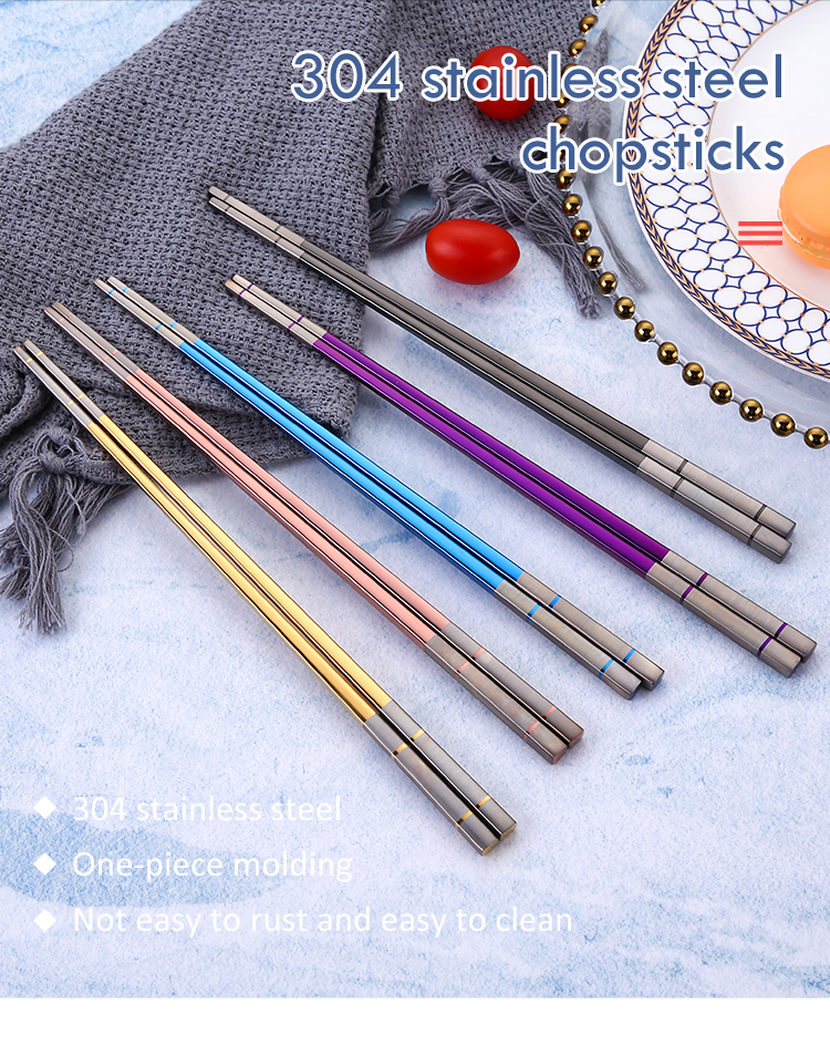Fashion luster and colorful suit southeast Asian chopsticks