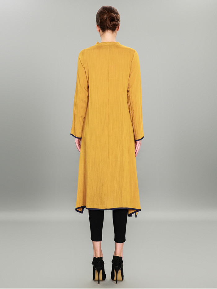 Arab split under ms dress with embroidered robes