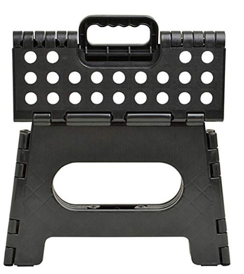 high quality 300LBS Black Plastic Folding Step Stool