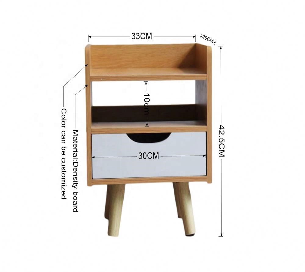 Modern density board Thailand bedside table