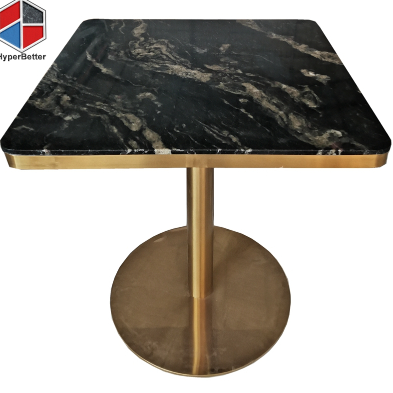 Metal bracket marble Thailand coffee table
