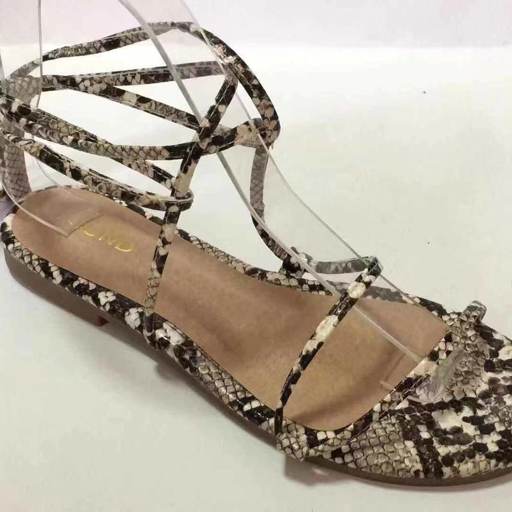 Fashion Snake-print Middle Eastern ladies sandals