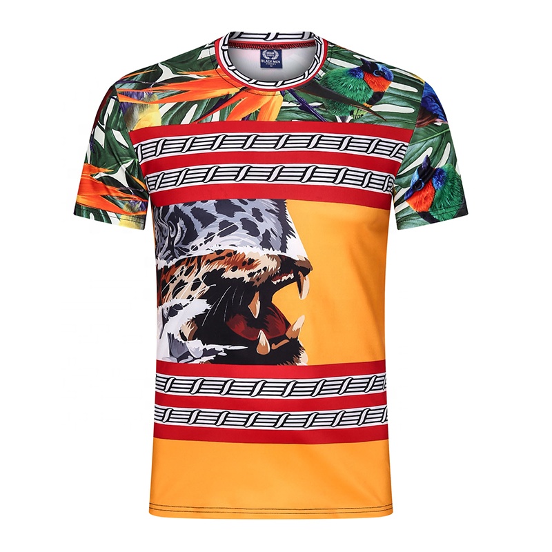 African Fence style printed 3D Men's T-shirt