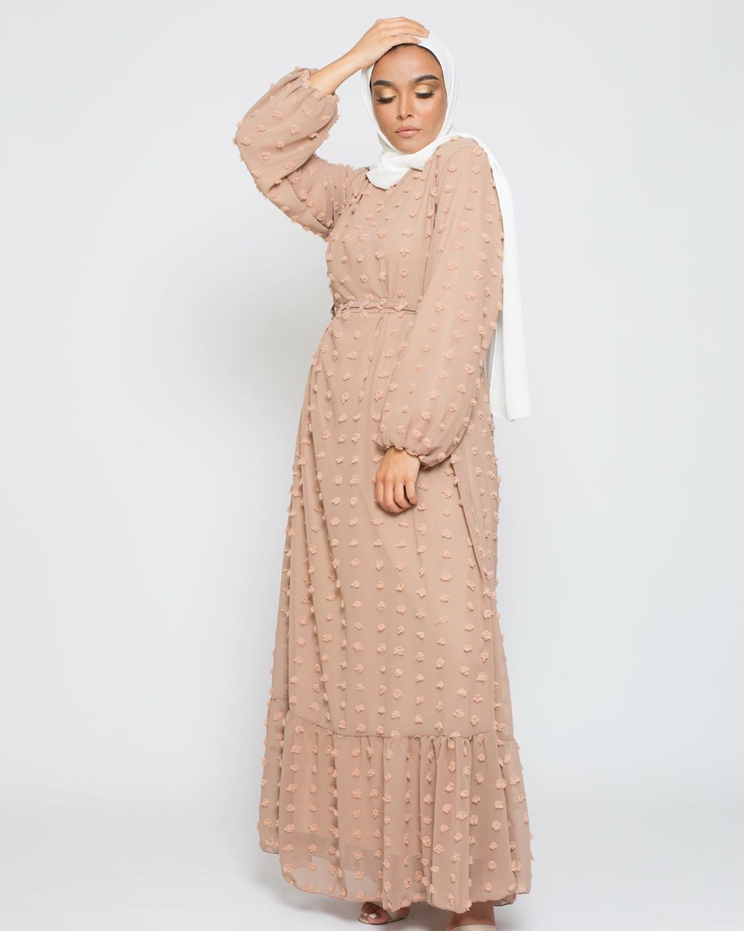 new chiffon jacquard big yards Arab women's robes