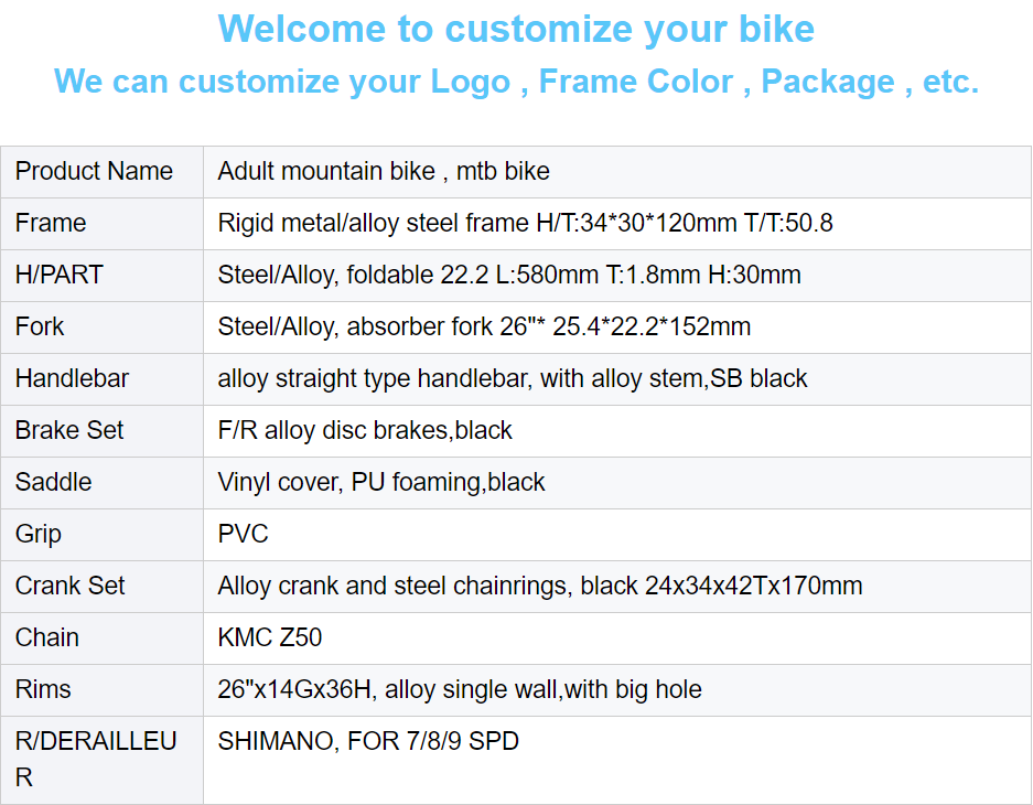 men fashion outdoor lightweight frameset full aluminum alloy 21 speed hydraulic 27.5er 29 inch mountain cycling