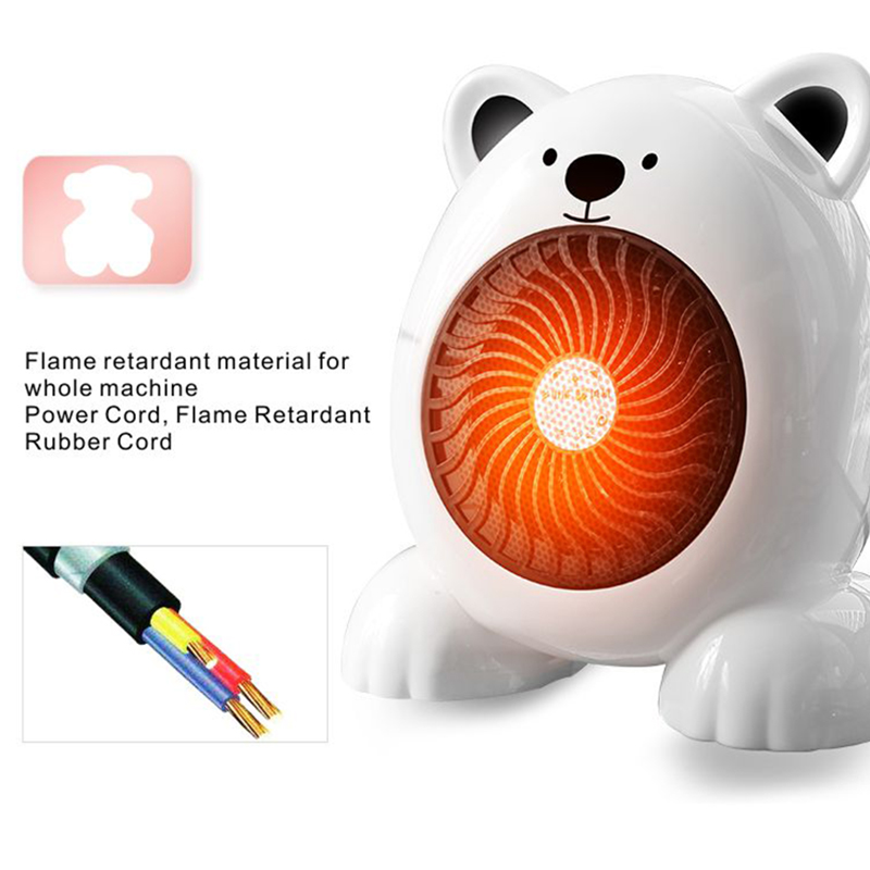 new cute bear room 400 watt electric heater