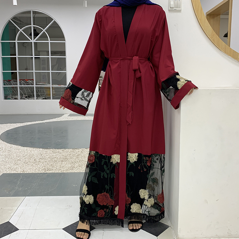 Arabian dubai stitching embroidery robes