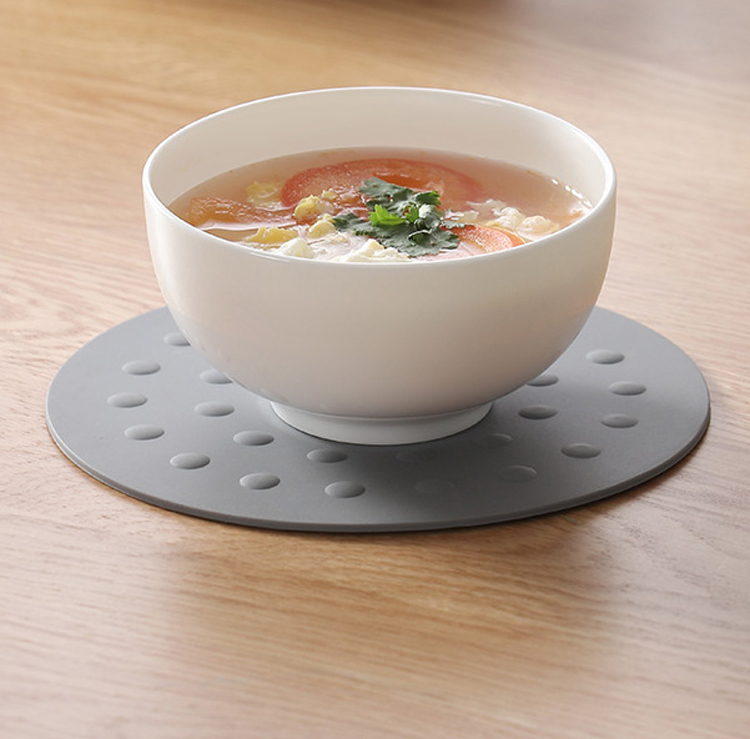 High temperature resistant 40*30 cm barbecue with silica gel southeast Asia Place mat