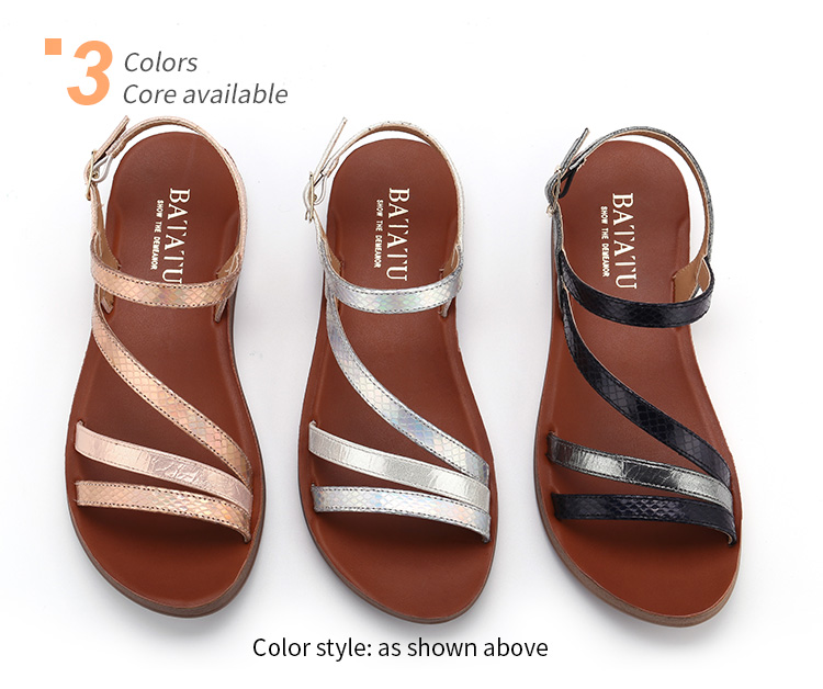 Custom summer Cross-strap Middle East ladies sandals