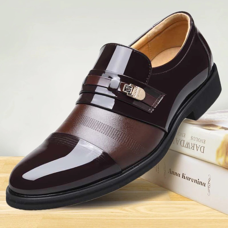 Business suit antiskid men's leather shoes in the Middle Eastern