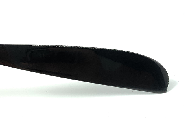 Black stainless steel Southeast Asian knife
