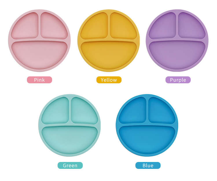 Portable reusable Southeast Asian baby plates
