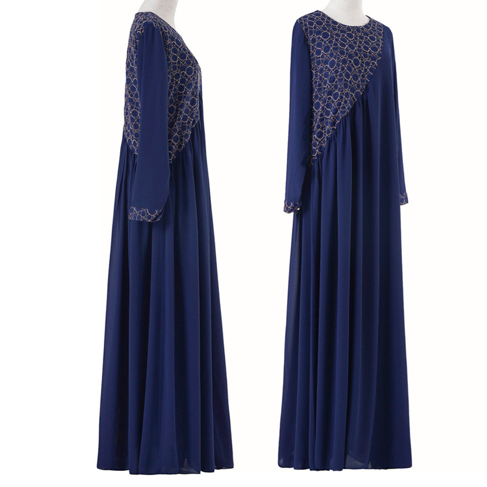 Southeast Asia's national style draping lace patchwork women's robes