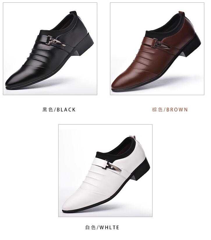 2020 new casual autumn Middle Eastern men's leather shoes