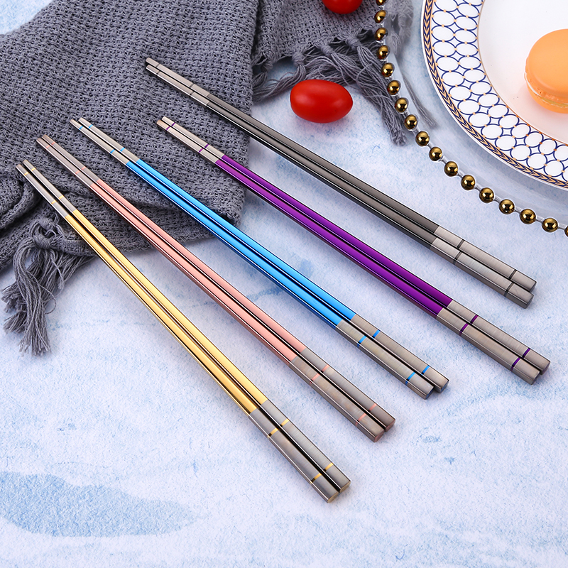 Fashion luster and colorful suit southeast Asian chopsticks