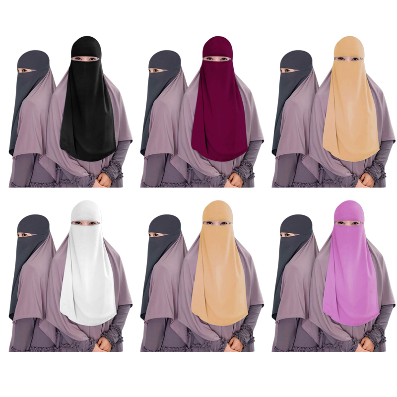 A big seller of the long Muslim veil