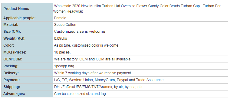 Wholesale oversized flower candy colored beaded Arab women's hats