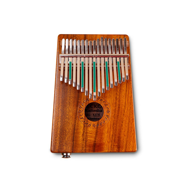 African portable 17-key pure camphor wood thumb piano